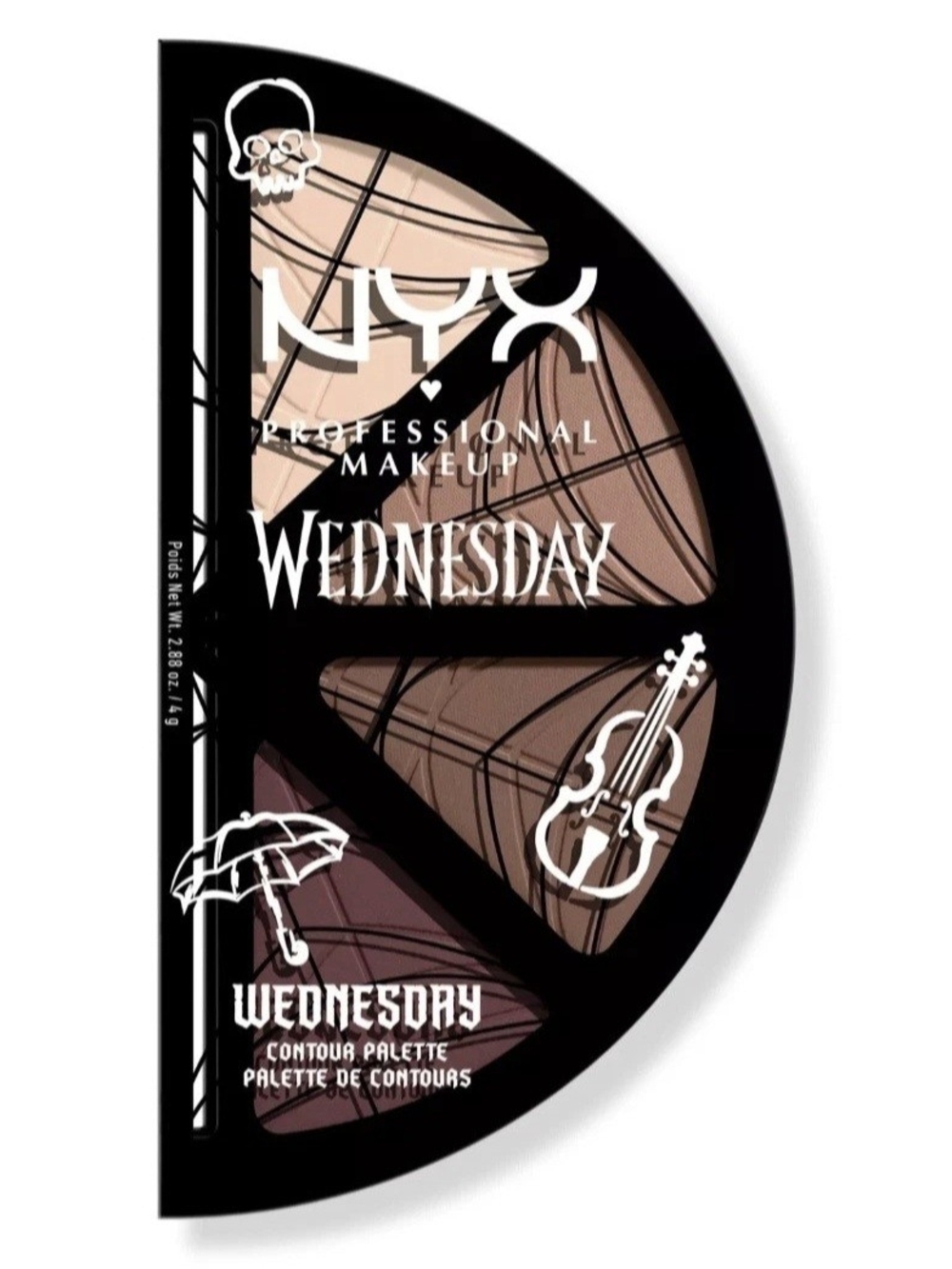 NYX Professional Makeup "Wednesday" Contour Palette - Neutral Brown Shades